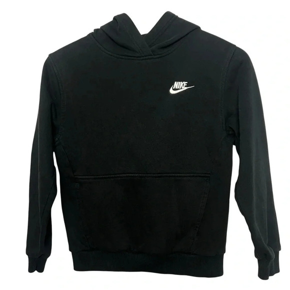 Nike Other - Nike Kids Solid Black Basic Hoodie Size Medium